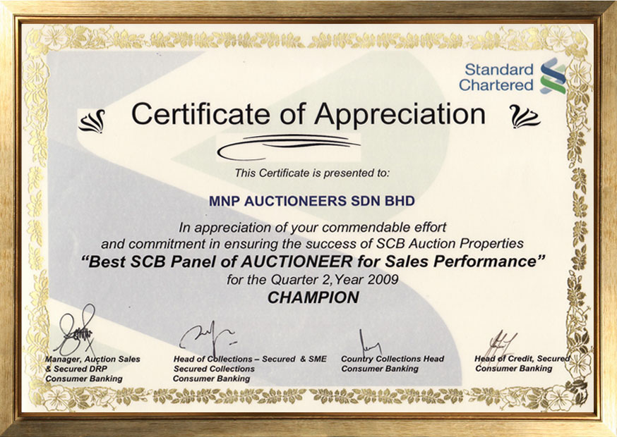 Best SCB Panel of Auctioneer 2009 copy
